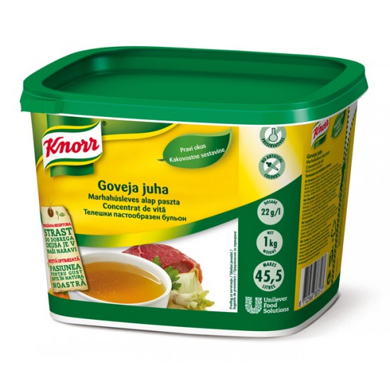 Knorr телешки бульон пастообразен 1kg