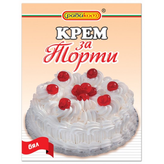 Крем за торта бял 50g