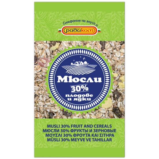 Мюсли с 30% плодове 350g